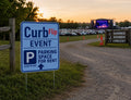 CurbFlip® “Scan To Pay” EVENT Parking Sign With Stand